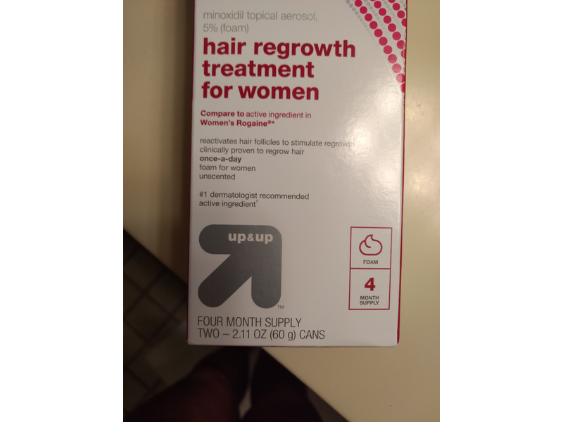 up&up Hair Regrowth Treatment For Women, 2.11 oz (Pack of 2)