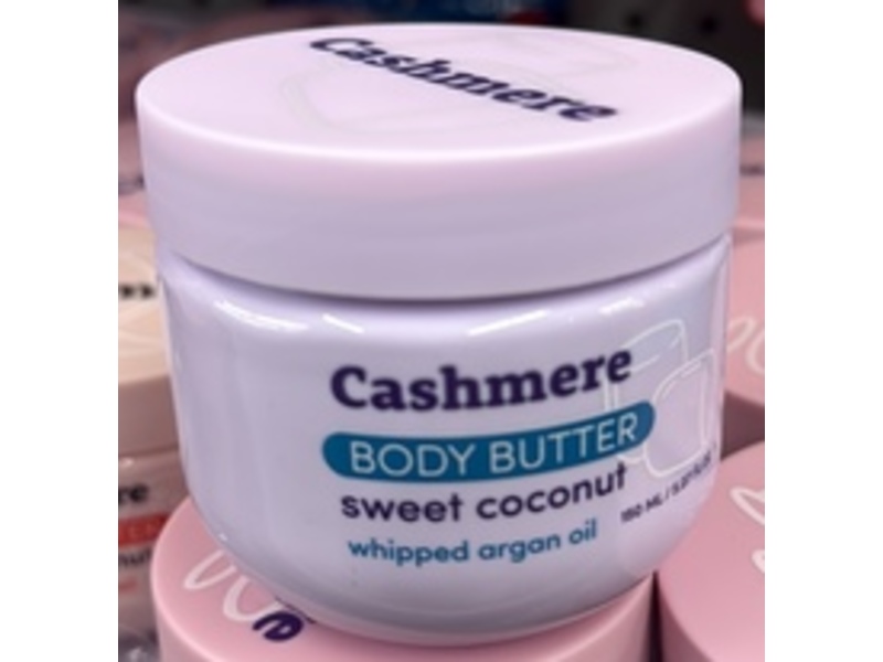 Cashmere Body Butter, Sweet Coconut, 5.07 fl oz/150 mL