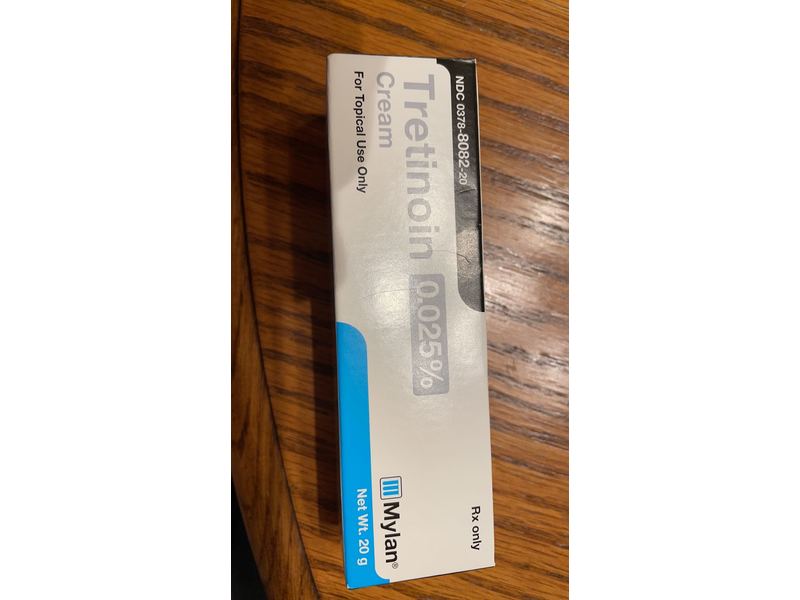 Tretinoin Cream 0.025%, 20 g Mylan (RX)