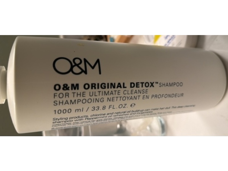 O&M Original Detox Shampoo, 33.8 fl oz/100 mL