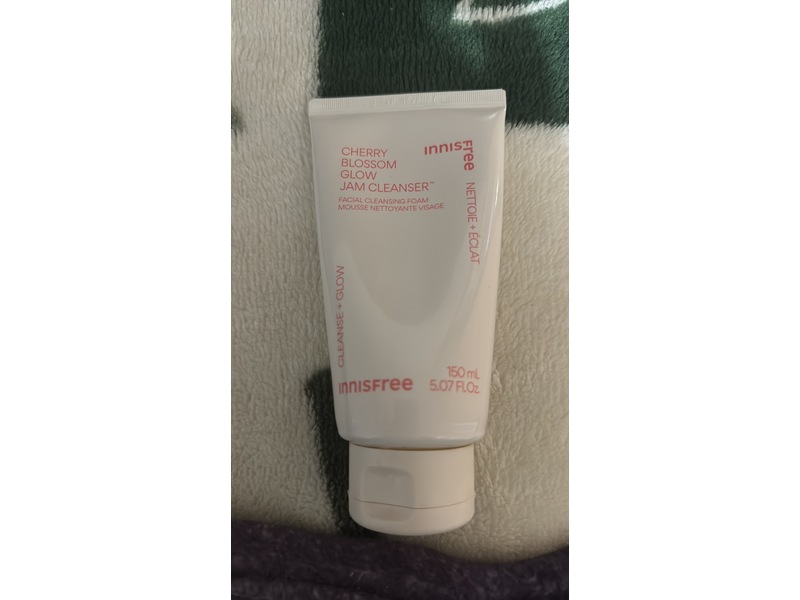 Innisfree Facial Cleansing Foam, Jeju Cherry Blossom, 5.29 oz/150 g