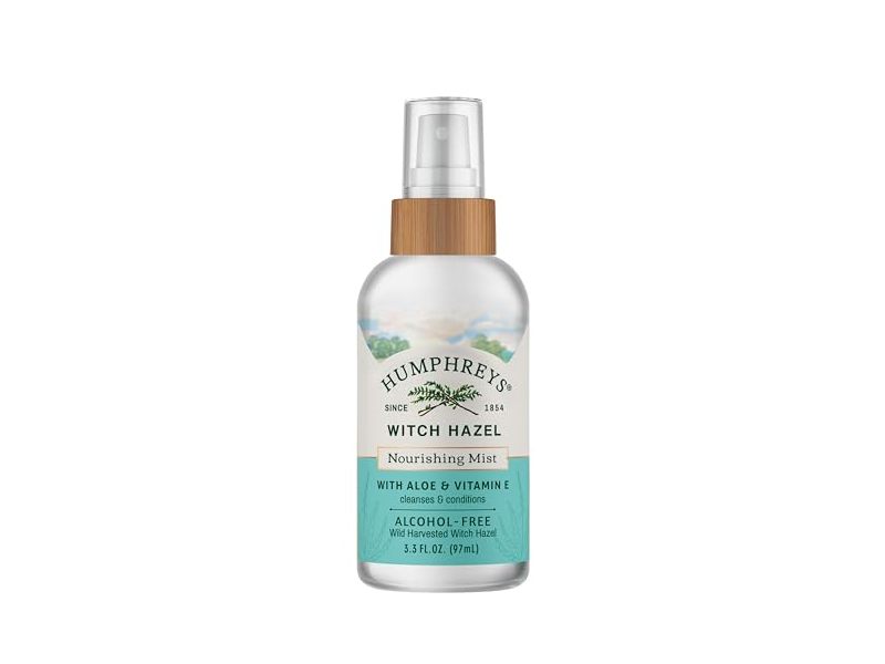 Humphreys Nourishing Mist, Witch Hazel, Aloe & Vitamin E, 3.3 fl oz/97 mL