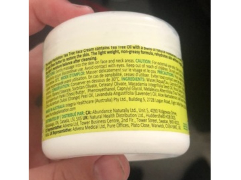 Thursday Plantation Face Cream, Tea Tree, 65g