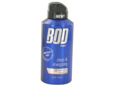 Bod Man Clean & Energizing Fragrance Body Spray, 6 oz/170 g
