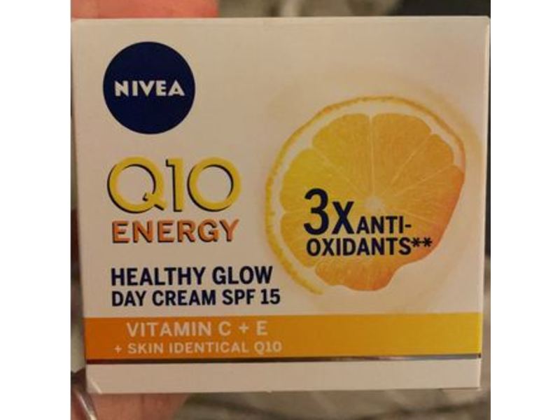 Nivea Q10 Energy Healthy Glow Day Cream, Vitamin C + E, 50 mL