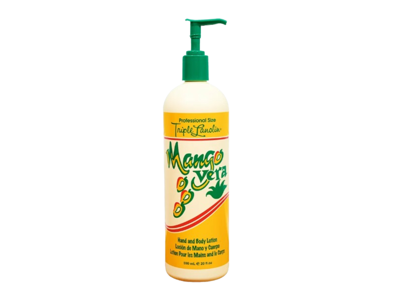Triple Lanolin Hand & Body Lotion, Mango Vera, 20 fl oz/590 mL