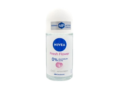 Nivea Deodrant Roll On, Fresh Flower, 50 mL