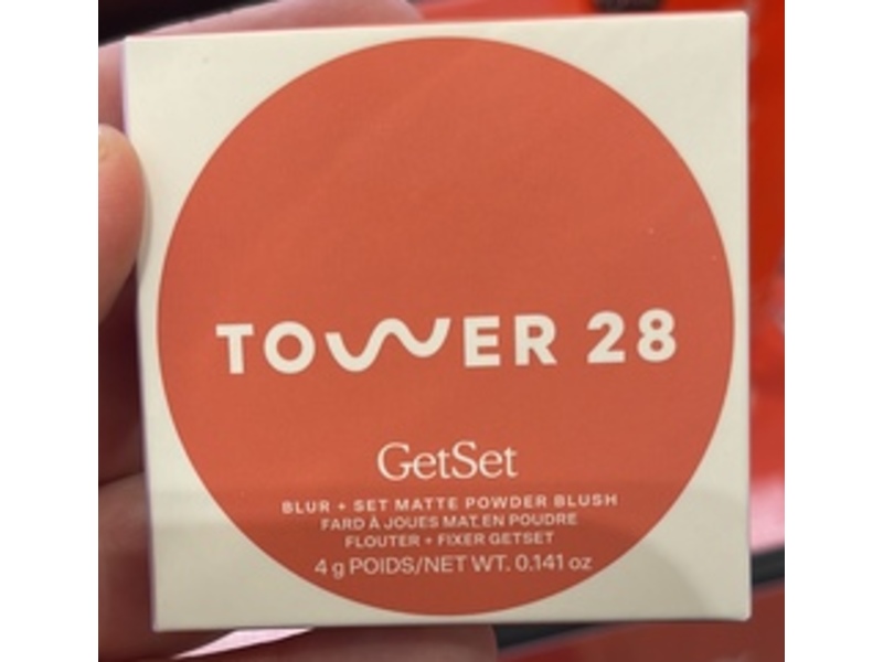 Tower 28 GetSet Blur + Set Matte Powder Blush, 0.141 oz/ 4 g