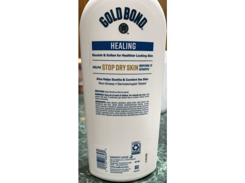 Gold Bond Healing Hydrating Lotion, Aloe, 20 oz/566 g