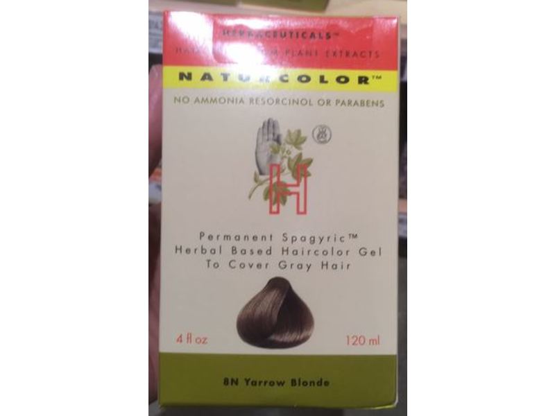Naturcolor Permanent Hair Dye, 8N Yarrow Blonde, 4 fl oz/120 mL