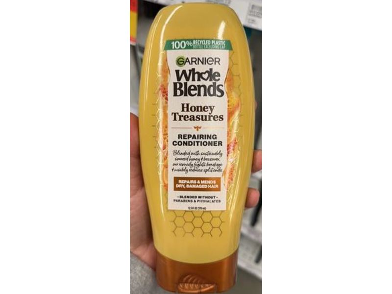 Garnier Whole Blends Repairing Condition, Honey Treasures, 12.5 fl oz/370 mL