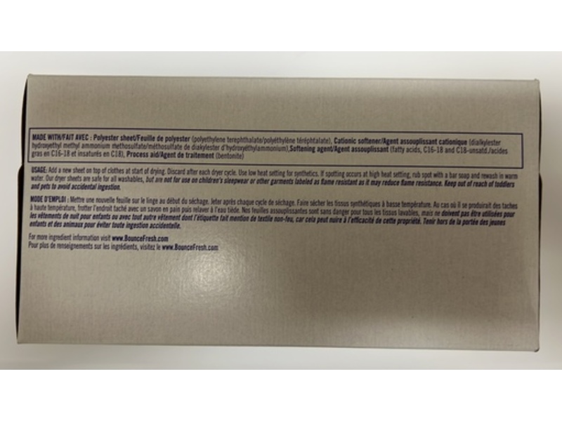 Bounce Free & Gentle Pur & Doux Dryer Sheets, 180 Count