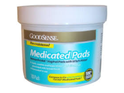 Good Sense Medicated Pads, 100 Count