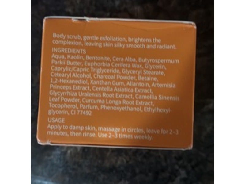 Barubt Body Glow Scrub, Turmeric, 9.9 oz/280 g