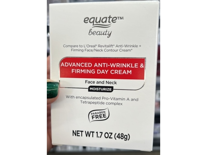 Equate Beauty Advanced Firming And Anti-Wrinkle Day Cream, 1.7 oz/48 g