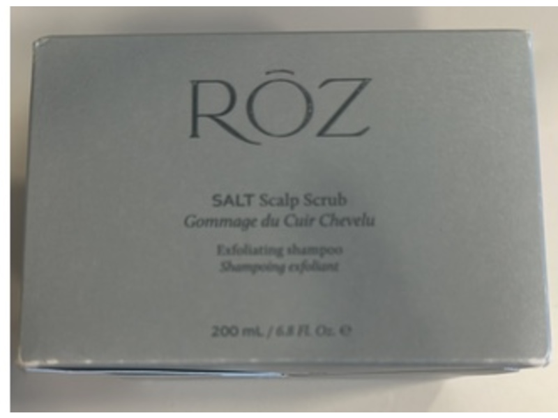 Roz Salt Scalp Scrub Exfoliating Shampoo, 6.8 fl oz/200 mL