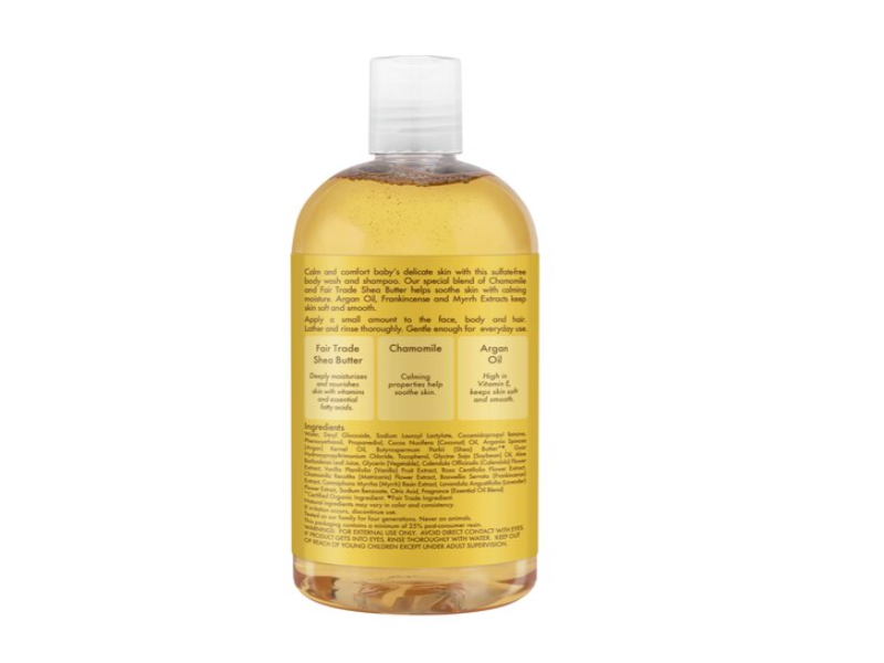 SheaMoisture Baby Head-To-Toe Wash & Shampoo, Raw Shea Chamomile & Argan Oil, 13 fl oz/384 mL