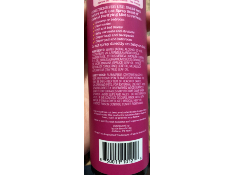 Oilogic Boost & Defend Baby Essential Oil Purifing Mist, 4 oz/118 mL