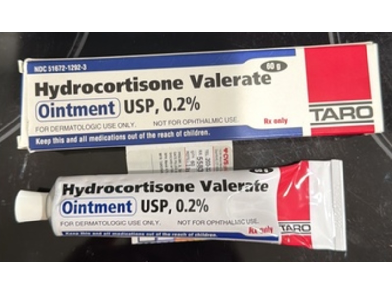 Hydrocortisone Valerate Ointment 0.2%, 60 g, Taro (Rx)