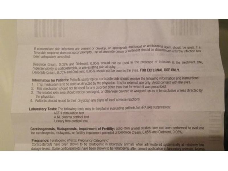 Desonide Ointment 0.05%, 15 g, Taro Pharmaceuticals (RX)