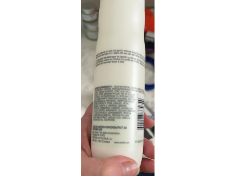 Wella Professionals Nutricurls Curls Micellar Shampoo, 8.4 fl oz/250 mL