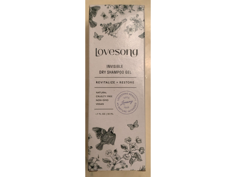 Lovesong Invisible Dry Shampoo Gel, Revitalize + Restore, 1.7 fl oz/50 mL