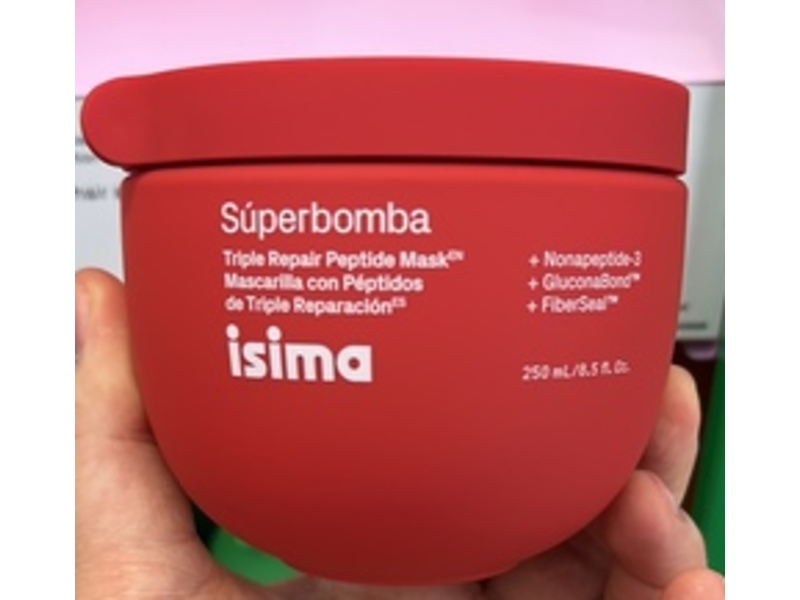 Isima Super Bomba Triple Repair Mask, 8.5 fl oz/250 mL