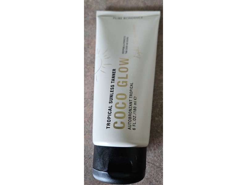 Pure Romance Coco Glow Tropical Sunless Tanner, 6 fl oz/180 mL