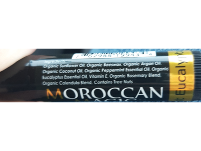 Moroccan Magic Lip Balm, Peppermint Eucalyptus, 4.25 g, Pack Of 3