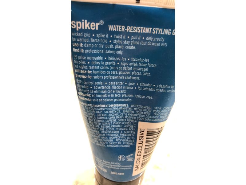 Joico Ice Spiker Water-Resistant Styling Glue, 5.1 fl oz/150 mL