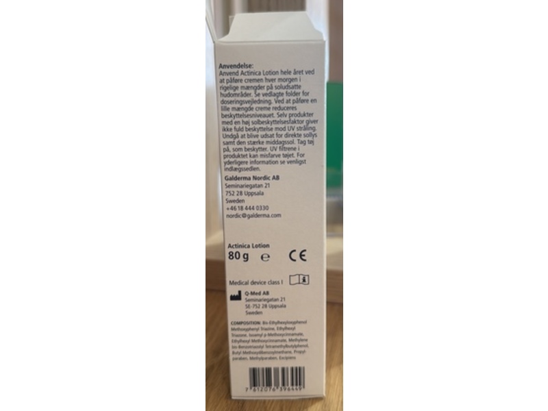 Galderma Actinica Lotion, SPF 50+, 80 g