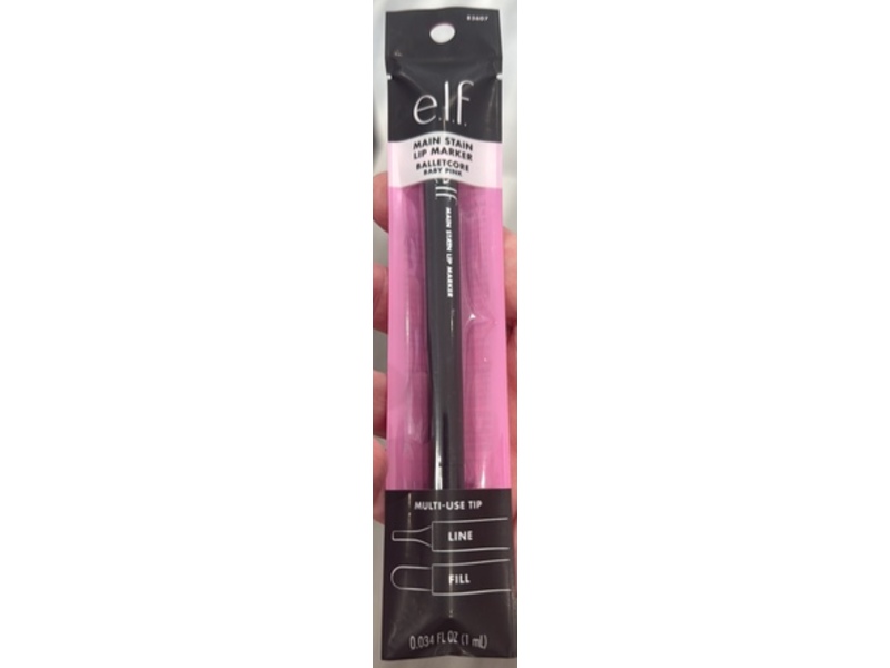 e.l.f. Main Stain Lip Marker, Balletcore, 0.034 fl oz/1 mL