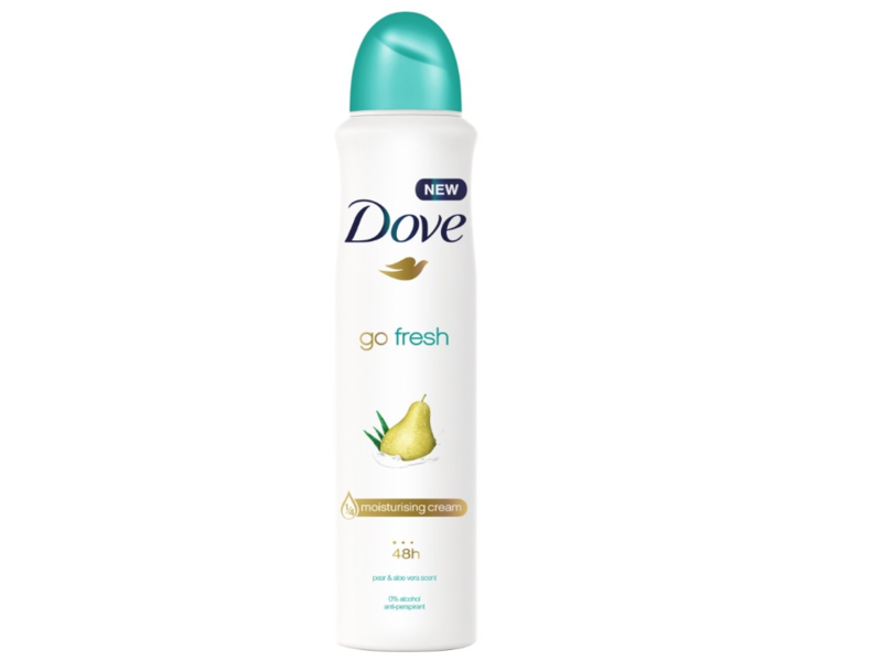 Dove 48h Go Fresh Antiperspirant, Pear & Aloe Vera Scent, 250 mL