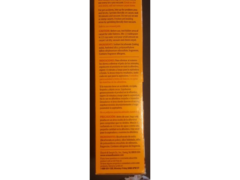 Arm & Hammer Pet Fresh Carpet Odor Eliminator, 30 oz/850 g