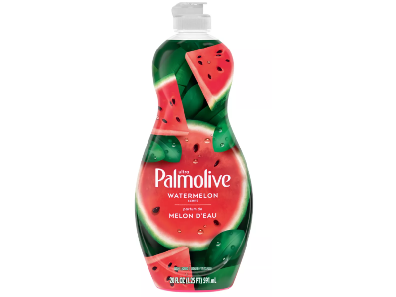 Palmolive Liquid Dish Soap, Watermelon Scent, 20 fl oz/591 mL, Pack Of 2