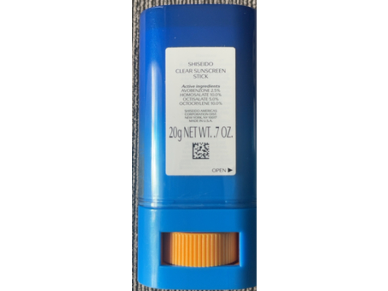 Shiseido Water Resistance Sunscreen Stick , SPF 50+, 0.7 oz/20 g