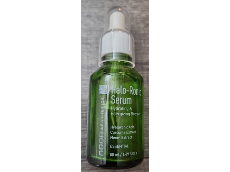 Nano Aesthetics Halo-Ronic Serum, Hydrating Acid + Curcuma Extract & Neem Extract, 1.69 fl oz/50 mL