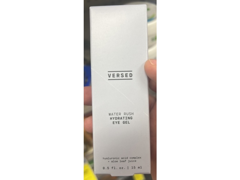 Versed Water Rush Hydrating Eye Gel, Hyaluronic Acid + Aloe Leaf Juice, 0.5 fl oz/15 mL