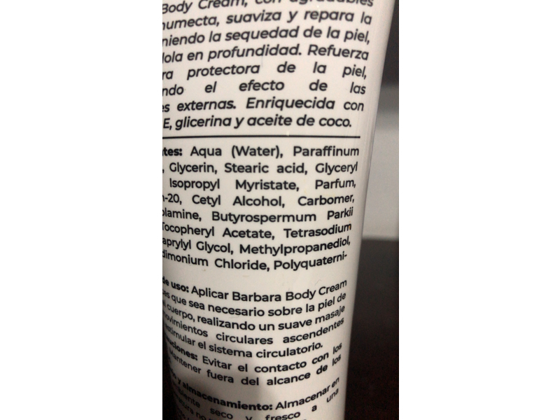 Barbara Roma Body Lotion, Vanilla Lily, 240 mL