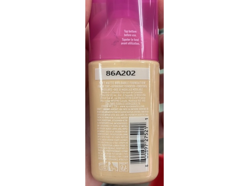 NYX Professional Makeup Make 'Em Wonder Liquid Foundation, 09 Light Nude, 1.01 fl oz/30 mL
