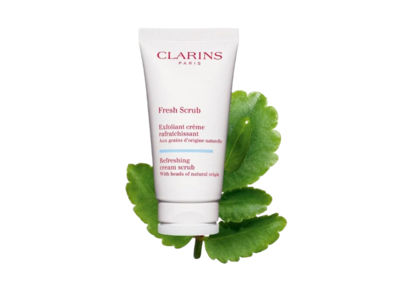 Clarins Paris Refreshing Cream Fresh Scrub, 0.1 fl oz/5 mL