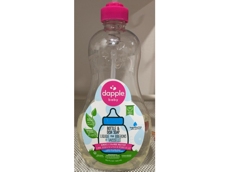 Dapple Baby Bottle & Dish Soap, 16.9 fl oz/500 mL