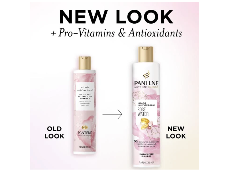 Pantene Pro-V Miracle Moisture Boost Shampoo, 9.6 fl oz/285 mL