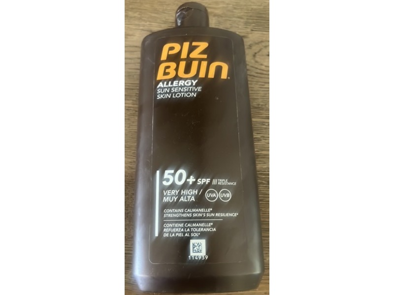 Piz Buin Allergy Sun Sensitive Skin Lotion, SPF 50+, 400 mL