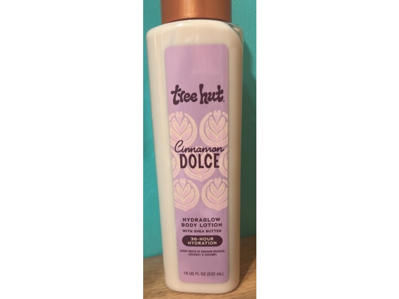 Tree Hut Hydraglow Body Lotion, Cinnamon Dolce, 18 fl oz/532 mL