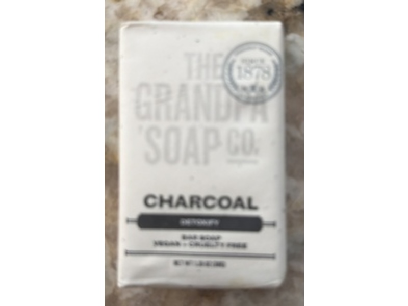 The Grandpa Soap Company Bar Soap, Charcoal, 1.35 oz/38 g