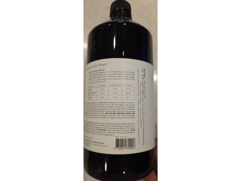 Essential Parfums Paris Laundry Detergent, 33.8 fl oz/1 L