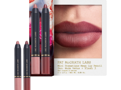 Pat McGrath Labs Mega Lip Pencil Duo, Nude Venus & Flesh 3, 0.05 oz/1.5 g