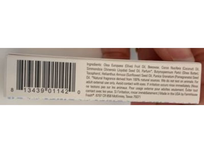 FarmHouse Fresh Hydrating Lip Balm, Coconut Beach, 0.64 oz