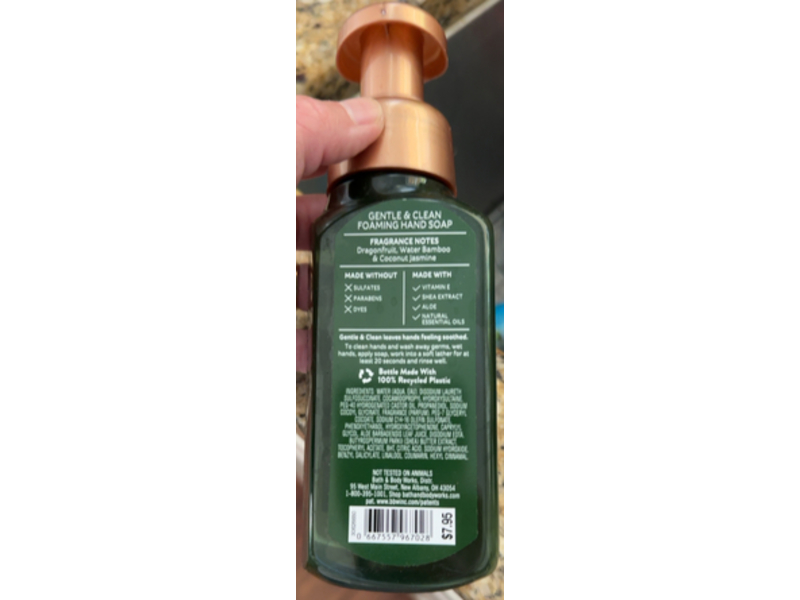 Bath & Body Works Gentle & Clean Foaming Hand Soap, Waikiki Beach Coconut, 8.75 fl oz/259 mL